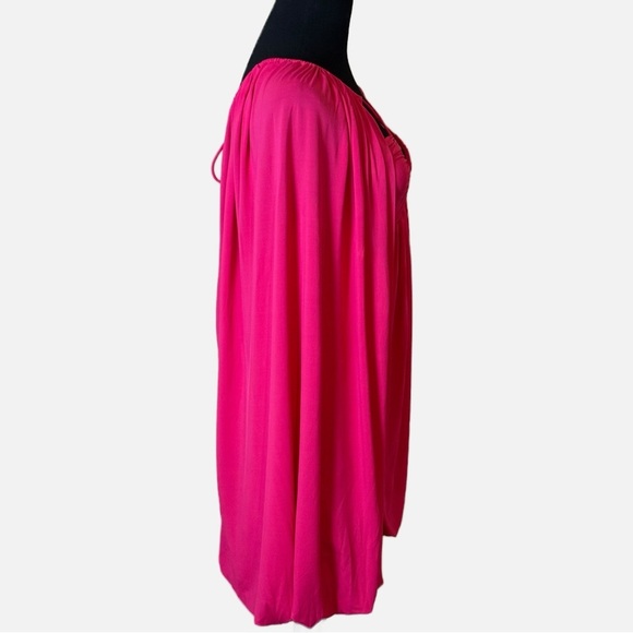 NEW JONATHAN SIMKHAI Sorina Bubble mini dress in amaranth S - Picture 9 of 12